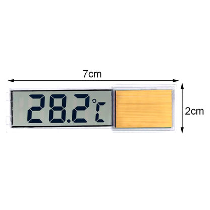 Digital Electronic Aquarium Thermometer, Plastic, Metal, 3D, Fish Tank Temp Meter, Gold, Silver, New Arrival